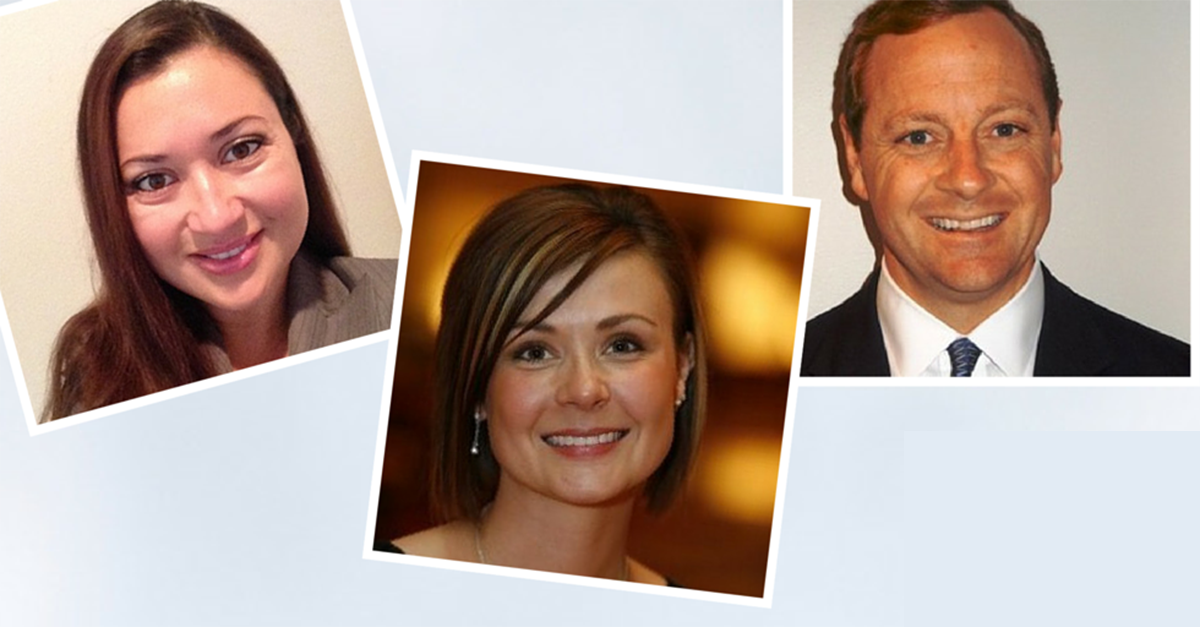 Collage of three headshots of Enterprise employees who started as interns