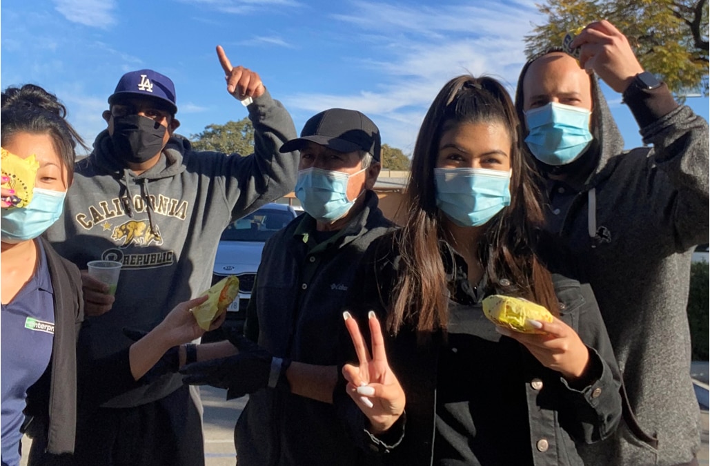 Enterprise Employees enjoying lunch for employee appreciation day