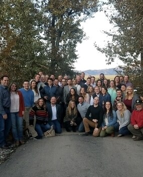 Employee group photo