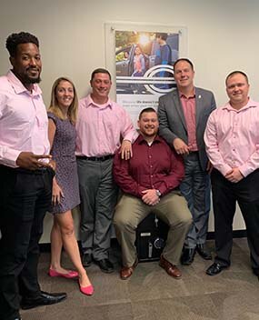 Group of employees in the office