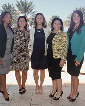 Group of female employees