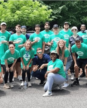 Employee group photo