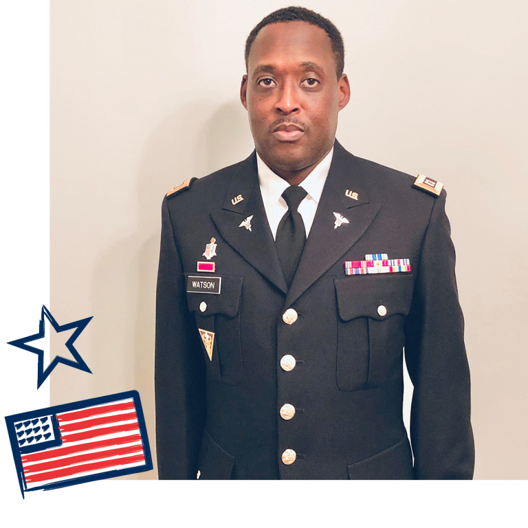 Terrance W. in his dress uniform