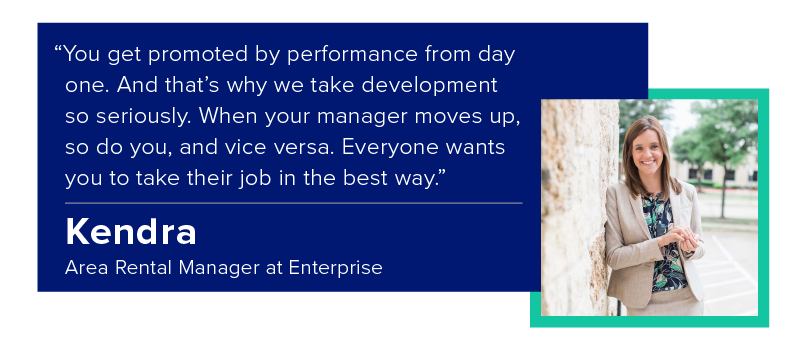 Kendra professional picture and quote