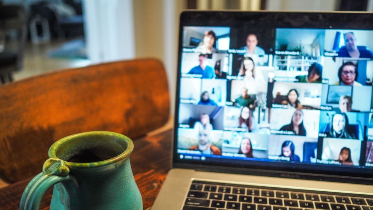 Zoom Meeting on MacBook