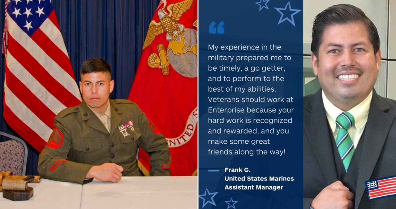 Frank G. Enterprise Headshot and Marine Photo
