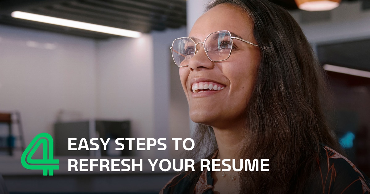 4 Easy Steps to Refresh Your Resume