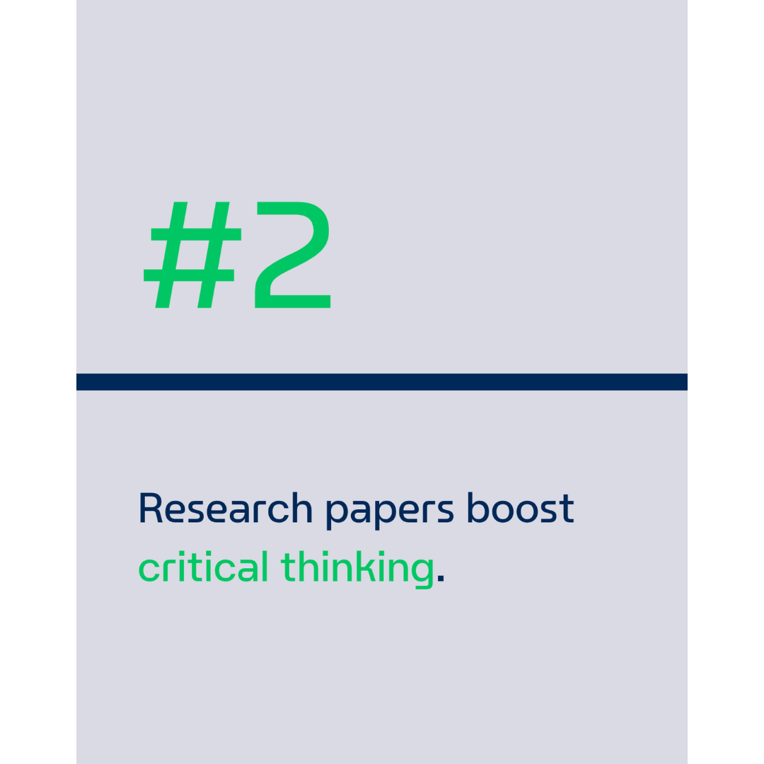 research papers boost critical thinking