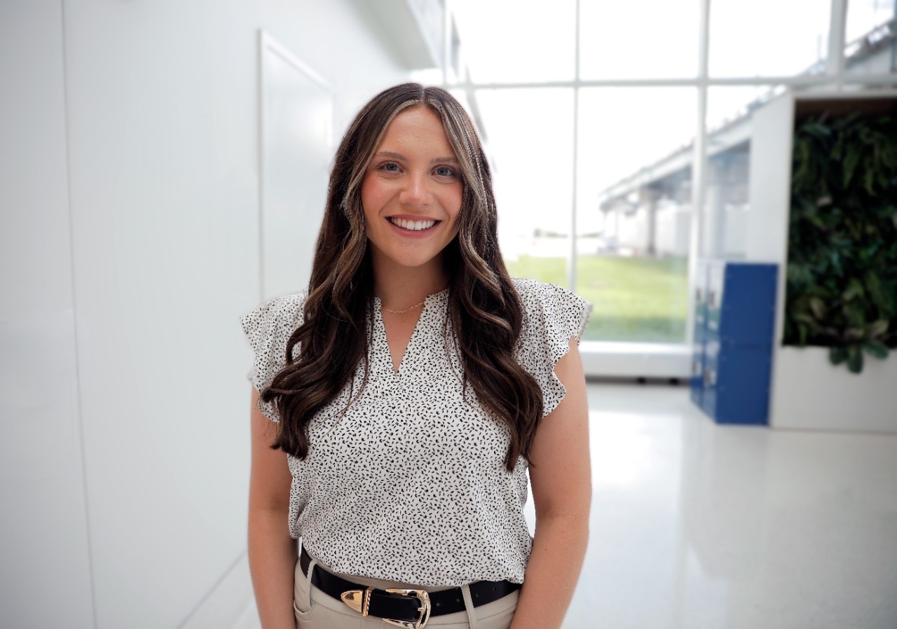 Enterprise Mobility team member standing in airport