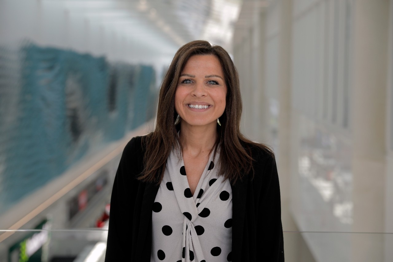 Enterprise Mobility team member standing in airport